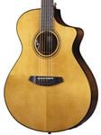 Breedlove Performer Pro Concert CE Thinline African Mahogany with Case Body Angled View